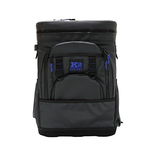  K2 Coolers Sherpa Backpack Cooler, Dark Grey