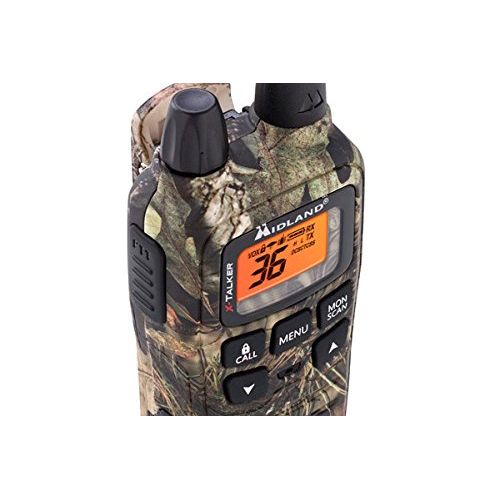  Midland - X-TALKER T65VP3, 36 Channel FRS Two-Way Radio - Up to 32 Mile Range Walkie Talkie, 121 Privacy Codes, NOAA Weather Scan + Alert (Pair Pack) (Mossy Oak Camo)