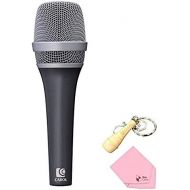 Professional Wired Vocal Dynamic Handheld Microphone with Patented Active Handling-Noise Cancelling Technology | by CAROL P-1 (Black)