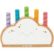 Le Toy Van Petilou Collection Rainbow Cloud Pop Premium Wooden Toys for Kids Ages 18 Months & Up