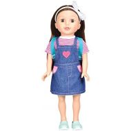 Bumbleberry Girls Kids Paige Girl Doll, Brown Hair, 15 (Amazon Exclusive)