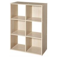 Jnwd Cubeicals Organizer 6 Cube Bin Shelf Open Storage Compartment Modern Minimal Style Decorative Bookcase Shelving Unit Ideal for Home Livng Room Office & e-Book by jn.widetrade.