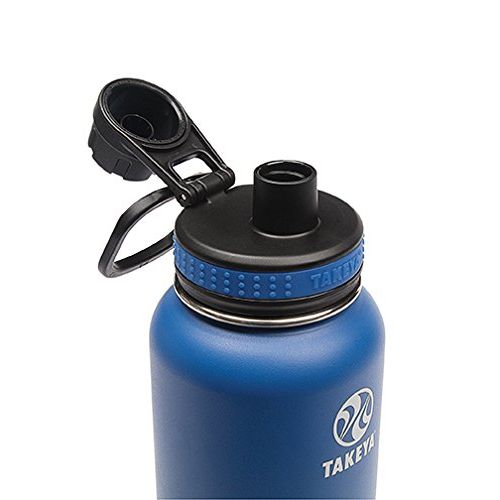  Takeya Originals Vacuum-Insulated Stainless-Steel Water Bottle, 32oz, Navy