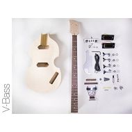 The Fret Wire DIY Electric Bass Guitar Kit - Violin Bass Build Your Own