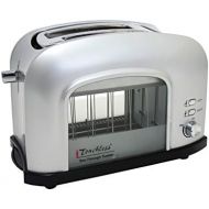 ITouchless iTouchless SHT2GS 2-Slice See-Through Smart Toaster, Silver, 12.2L x 6.3W x 7.9H