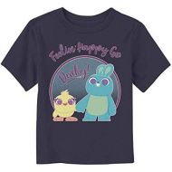 Fifth Sun Toy Story Toddlers 4 Ducky & Bunny Feelin Happy T-Shirt