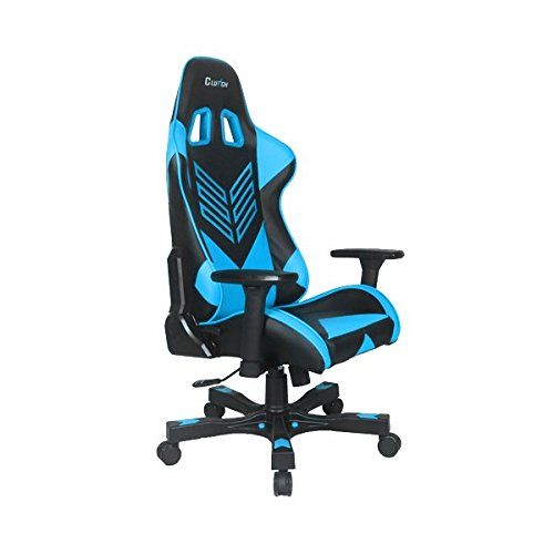  Clutch Chairz Crank Series “Onylight Edition” Red Gaming Chair (BlackBlue)