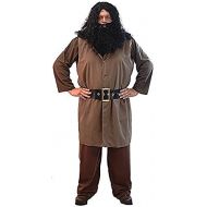 CL COSTUMES Fancy Dress-World Book Day-Halloween-Magic-Wizard School Mens HAGRID GIANT - From Sizes Small-4XL