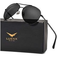 [아마존 핫딜]  [아마존핫딜]LUENX Aviator Polarized Sunglasses For Men Women- UV400 Protection