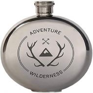 [아마존베스트]Kikkerland 3-Ounce Adventure Canteen Flask, Small