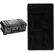 Pelican 1510 Case with Foam (Black) and Lid Organizer