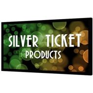 Visit the Silver Ticket Products Store STR-169150 Silver Ticket 4K Ultra HD Ready Cinema Format (6 Piece Fixed Frame) Projector Screen (16:9, 150, White Material)