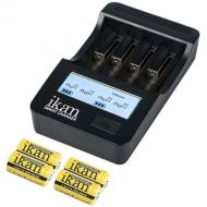 [무료배송]2일배송/Ikan ICH-SC4 Charger with 3 x 18350 800mAh Batteries