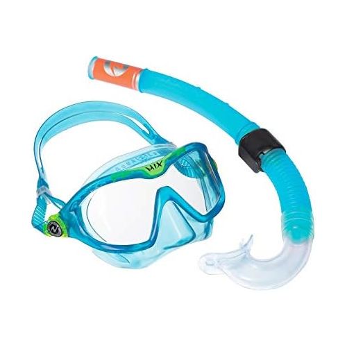  Aqua Lung Sport Schnorchel & Maske Set Kinder REEF 2DX 2-teilig fuer Kinder Junior, Aqua Set