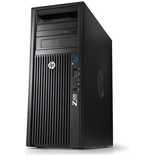 에이치피 HP Z420 Workstation Computer Quad-Core E5-1620 upto 3.8GHz 16GB, 1TB HDD, 2GB Nvidia GeForce GTX 1050 4K 3-Monitor Support Video Card, Windows 10 Pro 64-bit(Certified Refurbished)