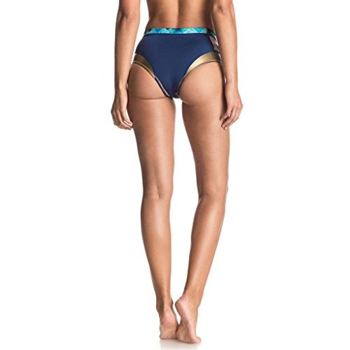 록시 Roxy Womens 1.0 Popsurf Midwaist Short B-l Blue Depths Full Wetsuit Size