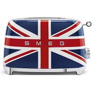 [아마존베스트]Smeg 1950s Retro Style Aesthetic 2 Slice Toaster, Union Jack Design (British Flag)