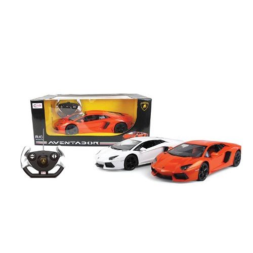  AMPERSAND SHOPS Remote Control Licensed Car 10 1:14 Lamborghini Aventador LP700 (Orange)