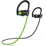 [아마존베스트]LETSCOM Bluetooth Headphones IPX7 Waterproof, Wireless Sport Earphones Bluetooth 4.1, HiFi Bass Stereo Sweatproof Earbuds w/Mic, Noise Cancelling Headset for Workout, Running, Gym,