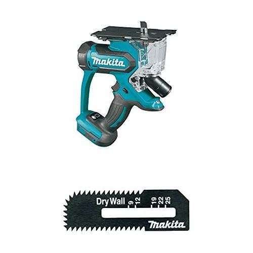  Makita XDS01Z 18V LXT Lithium-Ion Cordless Cut-Out Saw, Tool Only with B-49703 Drywall Cut-Out Saw Blade (2 Pack)