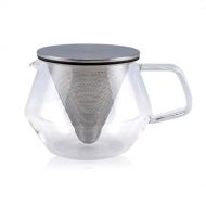 600 ml Carat Teapot by Kinto with Specialized Lid and Strainer from Japan