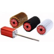Tools4Boards Spin 5-Piece Roto Brush Kit, Candy Apple RedSilverBlack