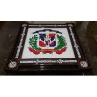 Dominican Coat of Arms Domino Table by Domino Tables by Art