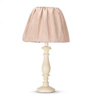 Glenna Jean Angelica Lamp with Cloth Shade, Pink