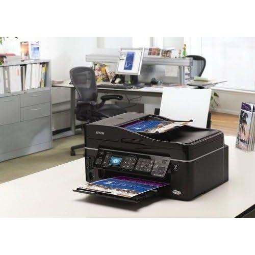 엡손 Epson WorkForce 600 Wireless All-in-One Printer (Black) (C11CA18201)