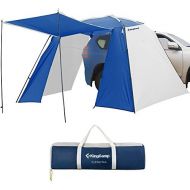 KingCamp Roof Tent, Portable Waterproof Tarp Awning, Premium Roomy (10 8x 82) Sun Shelter, Auto Side Canopy for Minivan, Beach, Camping, Patios, Carport