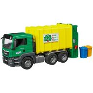 Bruder Toys Bruder Man Tgs Rear Loading Garbage GreenYellow Vehicle
