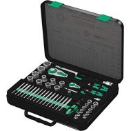 Wera 05160785001 8100 SaSc 2 Zyklop Speed Ratchet Set, 14 Drive and 12 Drive, Metric, 43 Pieces