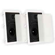 [아마존베스트]Theater Solutions TS80W in Wall 8 Speakers Surround Sound Home Theater Pair