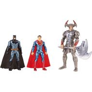 [아마존핫딜]Mattel FGG57 DC - Justice League Movie Basis 15cm Actionfiguren, 3er Actionfigur Pack, Spielzeug ab 3 Jahren