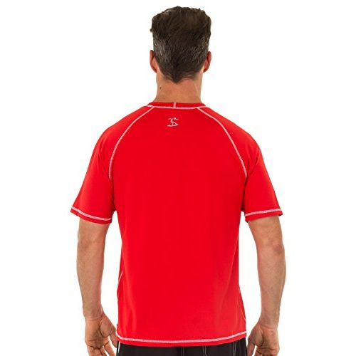  UZZI UPF 50+ Loose Cut Short Sleeve Rashguard Swim T-Shirt