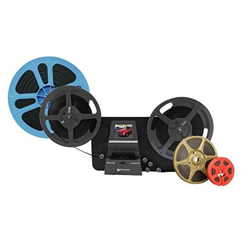  Wolverine 8mm & Super 8 Reels to Digital MovieMaker Pro Film Digitizer, Film Scanner, 8mm Film Scanner, Black (MM100PRO)