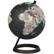 Wild Wood Classic Geographic World 8 Desk Globe with Stand, Black Ocean (AWWL069)