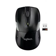 Logitech M525 Wireless Mouse  Long 3 Year Battery Life, Ergonomic Shape for Right or Left Hand Use, Micro-Precision Scroll Wheel, and USB Unifying Receiver for Computers and Lapto