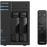 Asustor AS6302T, 2-Bay NAS (Diskless), Intel 2.0GHz Dual-Core, 2GB RAM, Includes AS-RC13 Multimedia Remote