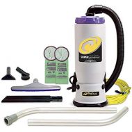 [아마존베스트]ProTeam Backpack Vacuums, Super QuarterVac Commercial Backpack Vacuum Cleaner with HEPA Media Filtration and 2-Piece Wand Tool Kit, 6 Quart, Corded