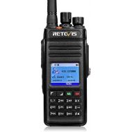 Retevis RT83 2 Way Radio DMR IP67 Waterproof 10W 2800mAh 2 Time Slot Digital Ham Radio(Black, 1Pack) and Programming Cable