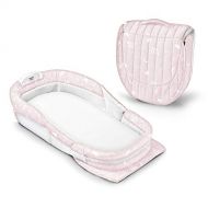 [아마존베스트]Baby Delight Snuggle Nest Harmony Infant Sleeper/Baby Bed with Incline Wedge | Pink Baby Love...