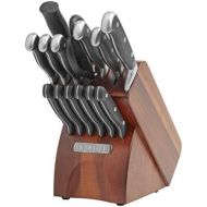 Sabatier 15-Piece Forged Triple-Rivet Knife Block Set with Acacia Block