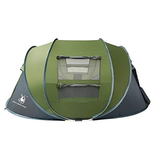  Wai Sports & Outdoors HUILINGYANG Outdoor Camping Automatic Tent 2-3 People Quickly Open Tent, Size: 280x200x120cm (Green) Tents & Accessories (Color : Blue)