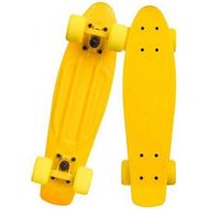 XIAOJIE Mini Cruiser Skateboard Erwachsene Kinder Double Kick Tips Skateboard Kunststoffdeck