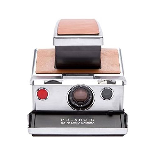 폴라로이드 Polaroid Originals 4695 SX-70 Camera, Silver, Brown