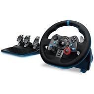 Logitech G920 Dual-motor Feedback Driving Force Racing Wheel with Responsive Pedals for Xbox One (Certified Refurbished)
