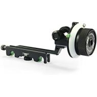LanParte Lanparte FF-02-19 Follow Focus with AB Hard Stop and V2 for 19mm Rod (Black)