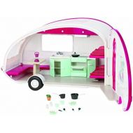 Lori by OG Fuschia Roller Glamper RV Camper Vehicle for Doll, 6