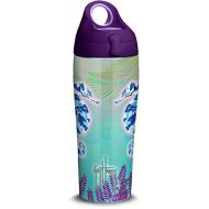 Tervis 1318084 Guy Harvey - Neon Sea Horses Stainless Steel Insulated Tumbler with Lid, 24 oz Water Bottle, Silver
